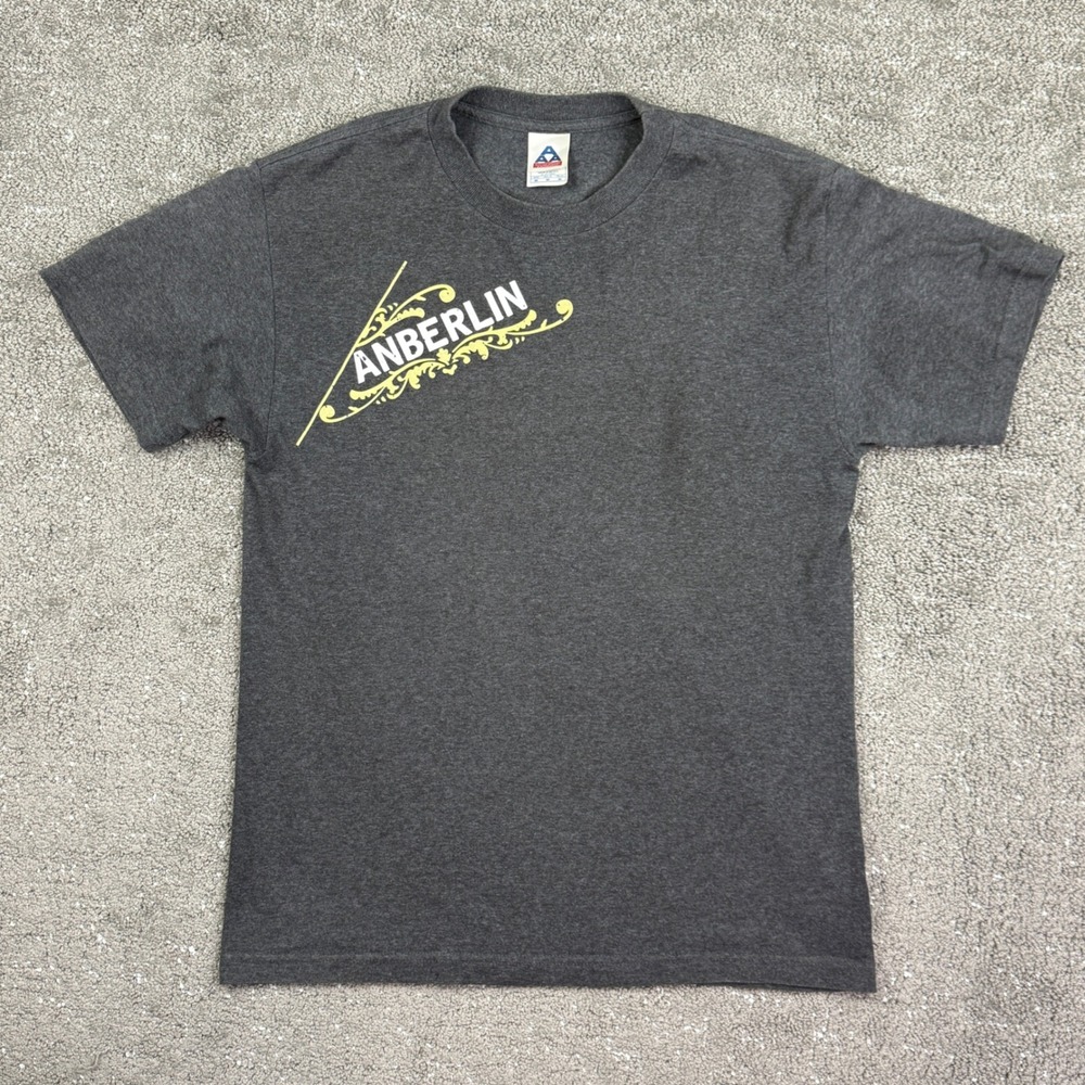 Alstyle Anberlin Band T-Shirt Mens M Charcoal Graphic Short Sleeve Tee